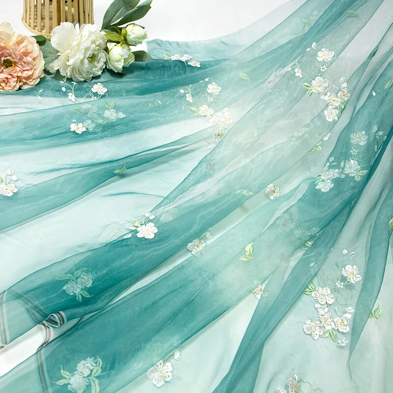 1m Flower Pear Blossoms Cloth  - огляд і ціна Sewing Batik Fabric