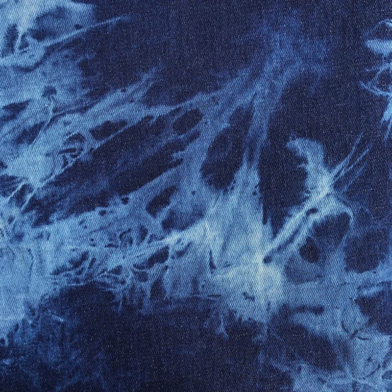 50X170CM Washed Tie-Dyed Denim - огляд і ціна Sewing Batik Fabric